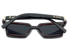 Classic Biker Gangster Hardcore LOCS SUNGLASSES Square Black & Red Frame 91211