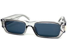 Classic Vintage Retro Style SUNGLASSES Thick Rectangular Gray Frame C003