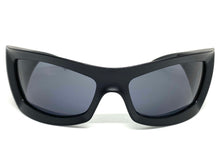 Oversized Retro Sporty Wrap Around SUNGLASSES Huge Thick Black Frame 1189