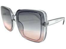 Oversized Vintage Retro Style SUNGLASSES X-Large Huge Square Gray Frame 5616