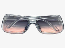 Oversized Vintage Retro Style SUNGLASSES X-Large Huge Square Gray Frame 5616