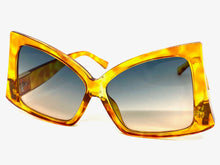 Oversized Vintage Retro Style SUNGLASSES Large Tortoise Frame 2119
