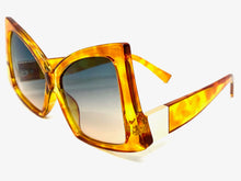 Oversized Vintage Retro Style SUNGLASSES Large Tortoise Frame 2119