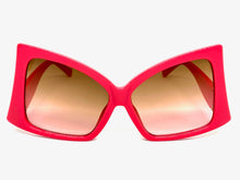 Oversized Vintage Retro Style SUNGLASSES Large Pink Frame 2119