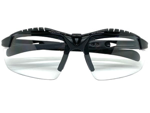 Motorcycle Biker Day or Night Riding SUNGLASSES Safety Eyewear Clear Lens 5240
