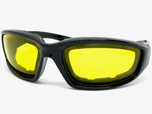 Motorcycle Biker Day or Night Riding PADDED SUNGLASSES Safety Eyewear 6277