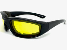 Motorcycle Biker Day or Night Riding PADDED SUNGLASSES Safety Eyewear 6277