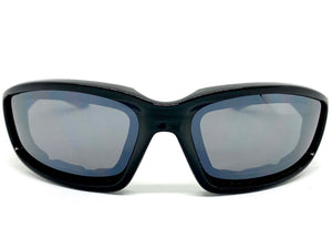 Motorcycle Biker Day or Night Riding PADDED SUNGLASSES Safety Eyewear 6277
