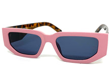 Classic Modern Retro Style SUNGLASSES Pink & Tortoise Frame 80388