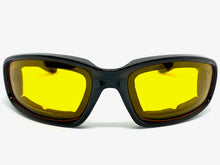 Motorcycle Biker Day or Night Riding PADDED SUNGLASSES Safety Eyewear 6327