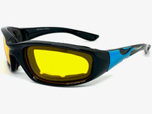 Motorcycle Biker Day or Night Riding PADDED SUNGLASSES Safety Eyewear 6327