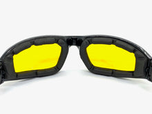 Motorcycle Biker Day or Night Riding PADDED SUNGLASSES Safety Eyewear 6327