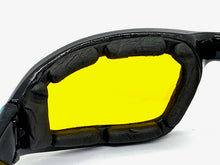 Motorcycle Biker Day or Night Riding PADDED SUNGLASSES Safety Eyewear 6327