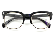 Classic Vintage Retro Style Clear Lens EYEGLASSES Black Frame 6393