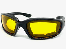 Motorcycle Biker Day or Night Riding PADDED SUNGLASSES Safety Eyewear 6327