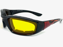 Motorcycle Biker Day or Night Riding PADDED SUNGLASSES Safety Eyewear 6327