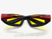 Motorcycle Biker Day or Night Riding PADDED SUNGLASSES Safety Eyewear 6327
