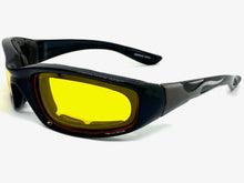 Motorcycle Biker Day or Night Riding PADDED SUNGLASSES Safety Eyewear 6327