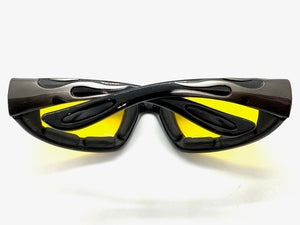 Motorcycle Biker Day or Night Riding PADDED SUNGLASSES Safety Eyewear 6327