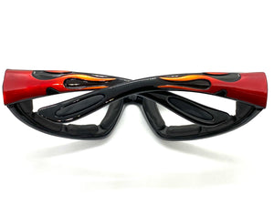 Motorcycle Biker Day or Night Riding PADDED SUNGLASSES Safety Eyewear 6327