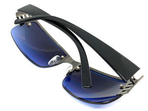 Classy Elegant Modern Contemporary Style SUNGLASSES Gunmetal Frame E0942