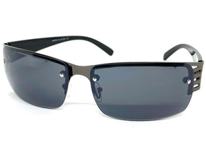 Classy Elegant Modern Contemporary Style SUNGLASSES Gunmetal Frame E0942