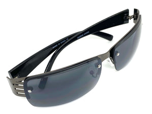 Classy Elegant Modern Contemporary Style SUNGLASSES Gunmetal Frame E0942