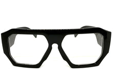 Oversized Exaggerated Vintage Retro Style Clear Lens EYEGLASSES Large Super Thick Black Frame 80412