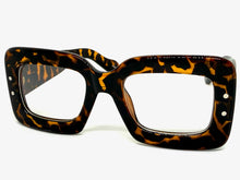 Oversized Classic Vintage Retro Style Clear Lens EYEGLASSES Large Super Thick Tortoise Frame 5020