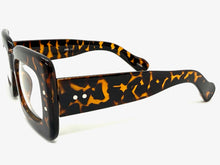 Oversized Classic Vintage Retro Style Clear Lens EYEGLASSES Large Super Thick Tortoise Frame 5020