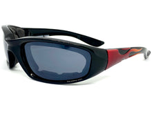 Motorcycle Biker Day or Night Riding PADDED SUNGLASSES Safety Eyewear 6327