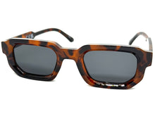 Classic Vintage Retro Style SUNGLASSES Geometric Tortoise Frame - Dark Lens 80791