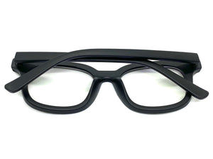 Classic Vintage Retro Style Clear Lens EYEGLASSES Black Fashion Frame 81259