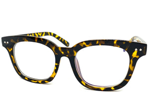Classic Vintage Retro Style Clear Lens EYEGLASSES Tortoise Fashion Frame 81259