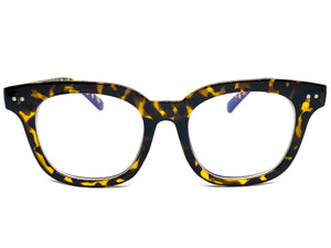 Classic Vintage Retro Style Clear Lens EYEGLASSES Tortoise Fashion Frame 81259