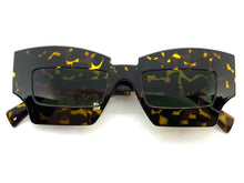 Classic Modern Retro Raver Party SUNGLASSES Funky Tortoise Frame L043