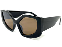 Oversized Exaggerated Funky Vintage Retro Style SUNGLASSES Thick Black Frame E2123