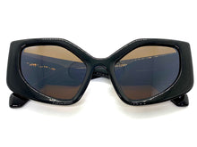 Oversized Exaggerated Funky Vintage Retro Style SUNGLASSES Thick Black Frame E2123