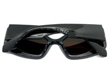Oversized Exaggerated Funky Vintage Retro Style SUNGLASSES Thick Black Frame E2123