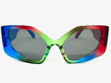 Oversized Exaggerated Funky Vintage Retro Style SUNGLASSES Thick Colorful Frame E2123