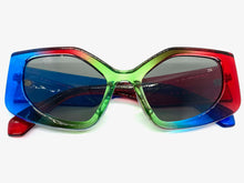 Oversized Exaggerated Funky Vintage Retro Style SUNGLASSES Thick Colorful Frame E2123