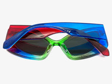 Oversized Exaggerated Funky Vintage Retro Style SUNGLASSES Thick Colorful Frame E2123