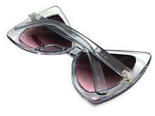 Oversized Retro Bow Shaped SUNGLASSES Large Gray Frame 6317