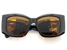 Exaggerated Vintage Retro Cat Eye Style SUNGLASSES Super Thick Dark Brown Frame 49267