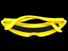 Oversized Space Futuristic Robotic Cyclops Shield Costume Party SUNGLASSES Large Yellow Frame 1230