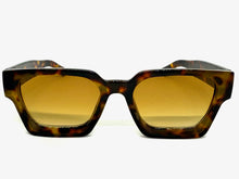 Classic Vintage Retro Style SUNGLASSES Thick Tortoise Frame - Honey Lens 1402