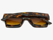 Classic Vintage Retro Style SUNGLASSES Thick Tortoise Frame - Honey Lens 1402