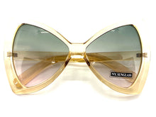 Oversized Retro Bow Shaped SUNGLASSES Large Pink Frame 6317