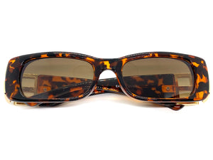 Classic Elegant Vintage Retro Style SUNGLASSES Thick Square Tortoise Frame E2105