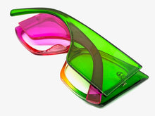 Oversized Exaggerated Retro Cat Eye Style Clear Lens EYEGLASSES Super Thick Multicolor Optical Frame - RX Capable 6107